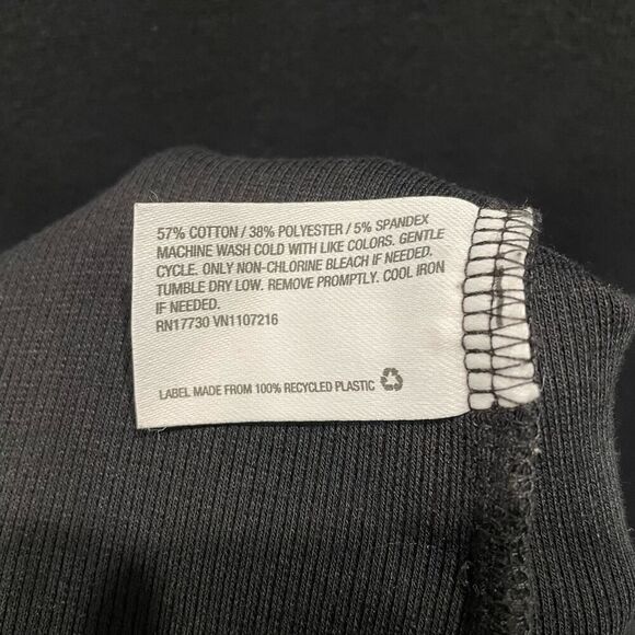 The Nines by HATCH Rib Knit Black Maternity Dress - Size: XS - Picture 8 of 8